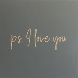 P.S. I love you