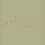 Energy flows where intention goes