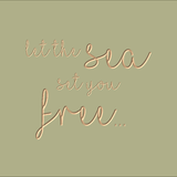 Let the sea set you free.