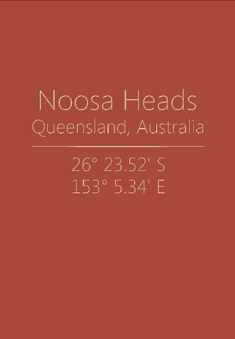 Latitude +Longitude Location Boards (customisable)