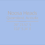 Latitude + Longtitude Location Boards - Customisable