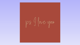 P.S. I love you