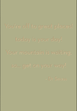 You're off to great places!